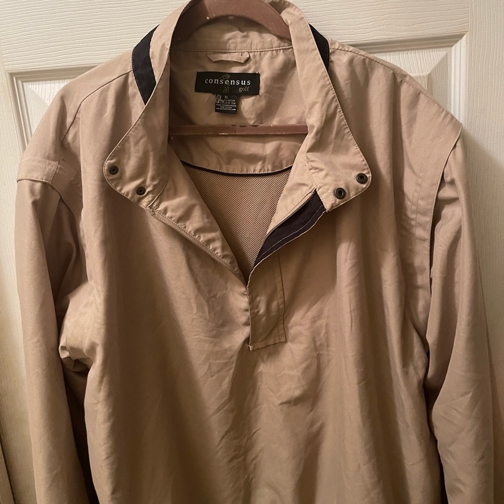 Consensus Golf Pullover Windbreaker ( detachable sleeves